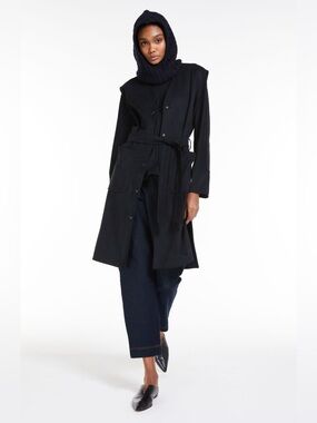 MaxMara Leisure Navy Jersey Gilet Vest, BNWT, size XL